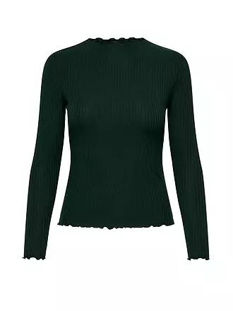 ONLY | Langarmshirt "ONLEMMA" | dunkelgrün